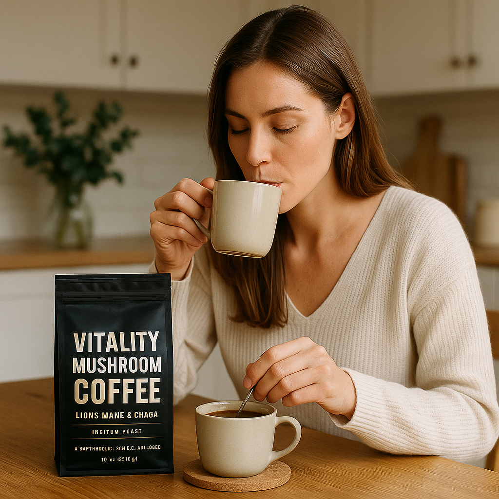 Vitality Mushroom Coffee (Medium Roast)